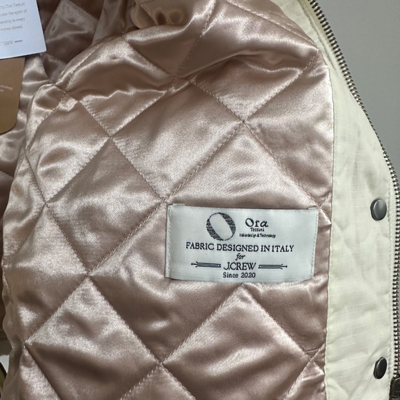 J.CREW, Ivory Cropped Barn Jacket, MSRP $228, NWT - Picture 10 of 15